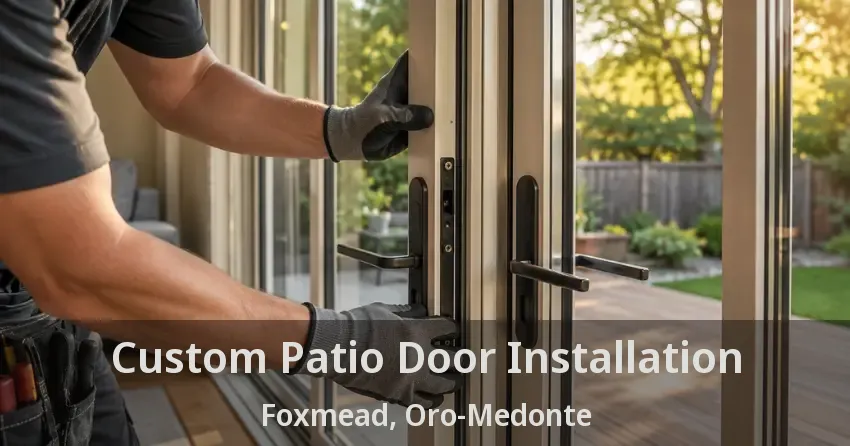 Custom Patio Door Installation Foxmead, Oro-Medonte - ON