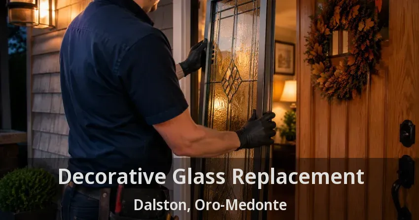 Decorative Glass Replacement Dalston, Oro-Medonte - ON