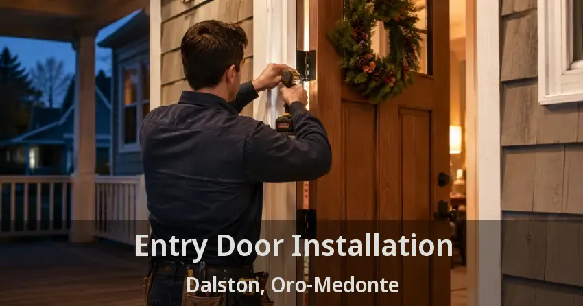 Entry Door Installation Dalston, Oro-Medonte - ON
