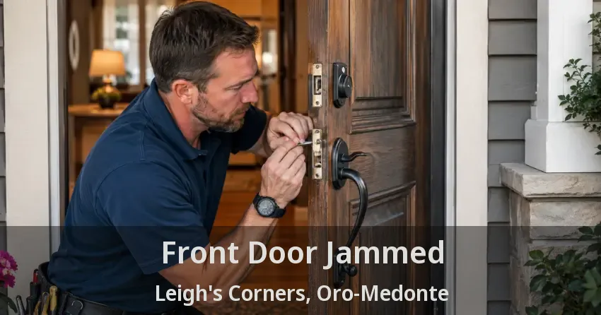 Front Door Jammed Leigh's Corners, Oro-Medonte - ON
