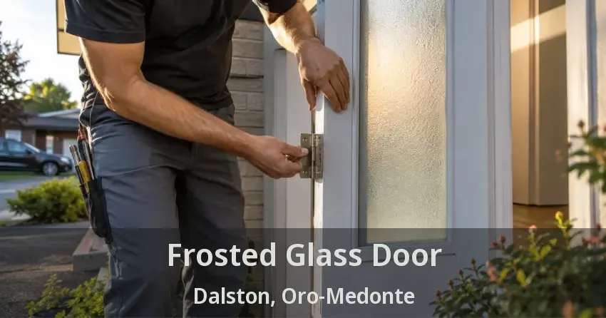 Frosted Glass Door Dalston, Oro-Medonte - ON