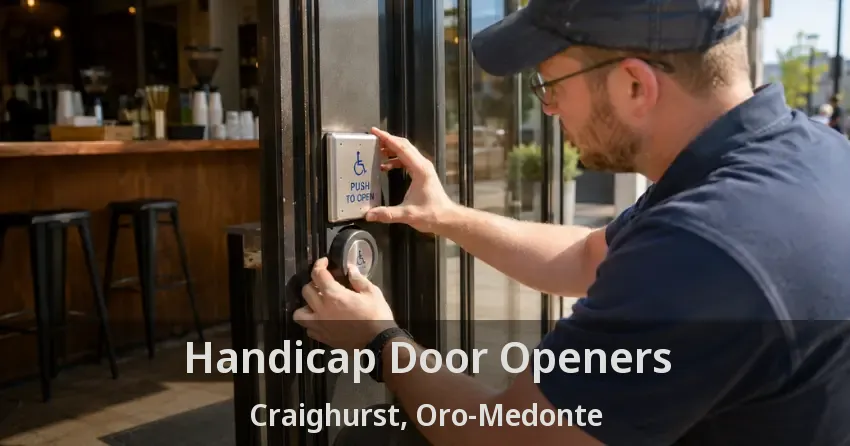 Handicap Door Openers Craighurst, Oro-Medonte - ON