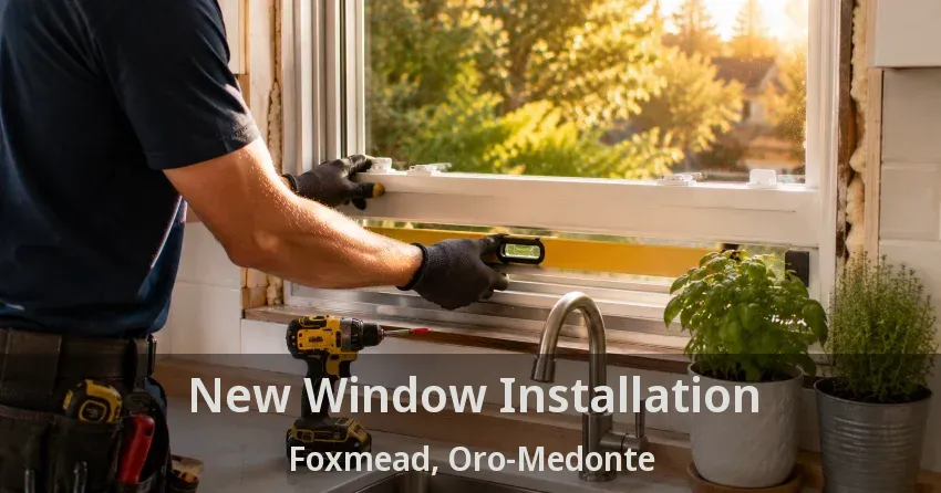 New Window Installation Foxmead, Oro-Medonte - ON