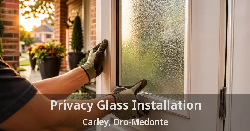 Privacy Glass Installation Carley, Oro-Medonte - ON