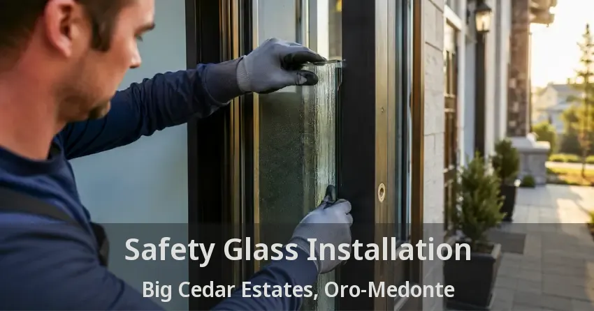 Safety Glass Installation Big Cedar Estates, Oro-Medonte - ON