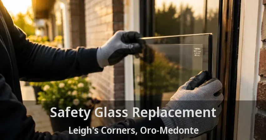 Safety Glass Replacement Leigh's Corners, Oro-Medonte - ON