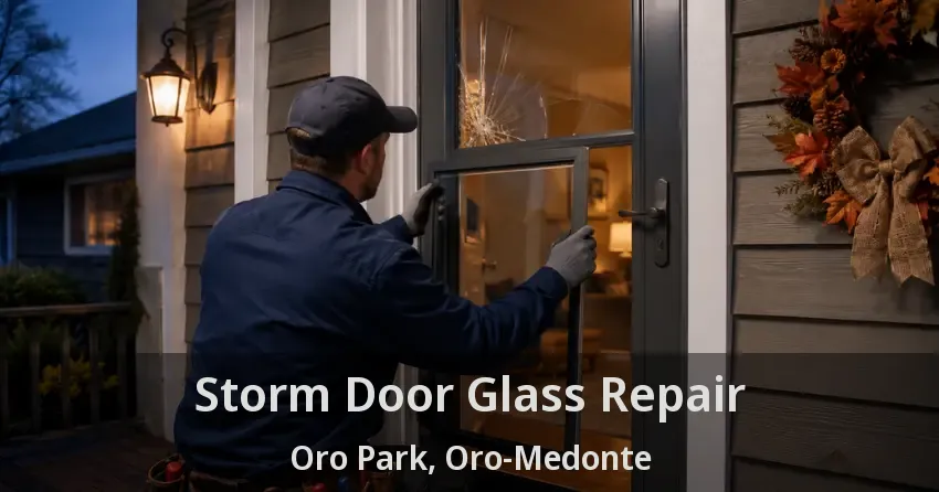 Storm Door Glass Repair Oro Park, Oro-Medonte - ON