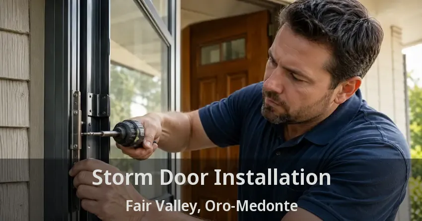 Storm Door Installation Fair Valley, Oro-Medonte - ON