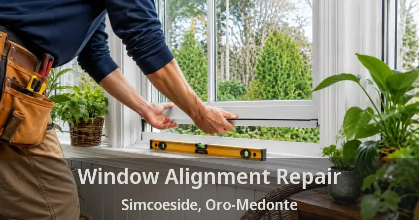 Window Alignment Repair Simcoeside, Oro-Medonte - ON