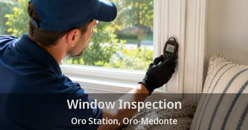 Window Inspection Oro Station, Oro-Medonte - ON